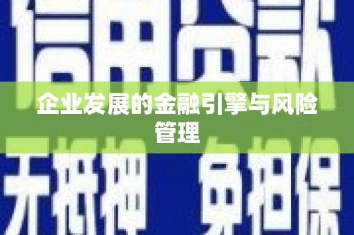 宁夏企业发展的金融引擎与风险管理