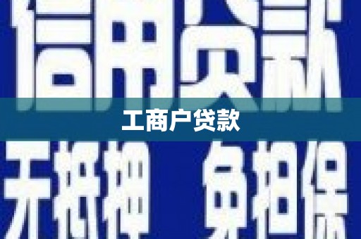 宁夏工商户贷款