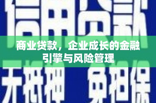 宁夏商业贷款，企业成长的金融引擎与风险管理