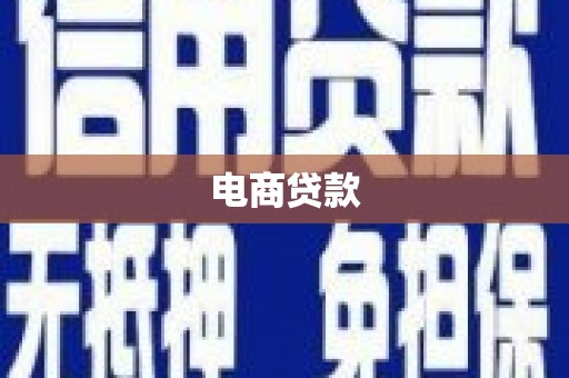 宁夏电商贷款
