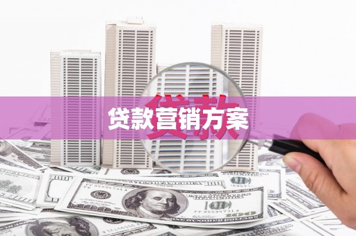宁夏贷款营销方案