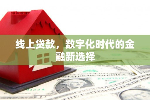 宁夏线上贷款，数字化时代的金融新选择