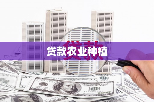 宁夏贷款农业种植