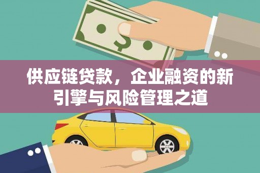 宁夏供应链贷款，企业融资的新引擎与风险管理之道