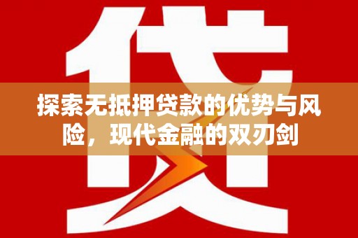 宁夏探索无抵押贷款的优势与风险，现代金融的双刃剑