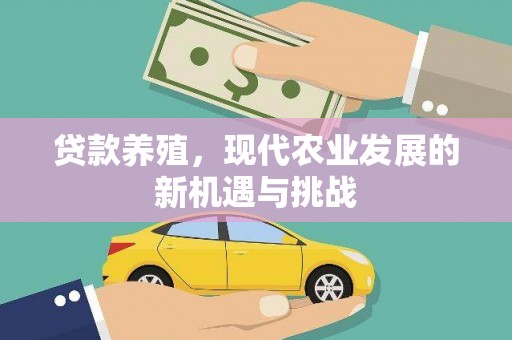 宁夏贷款养殖，现代农业发展的新机遇与挑战