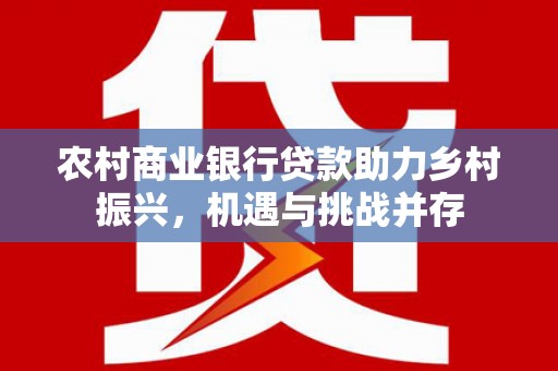 宁夏农村商业银行贷款助力乡村振兴，机遇与挑战并存