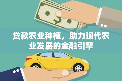 宁夏贷款农业种植，助力现代农业发展的金融引擎