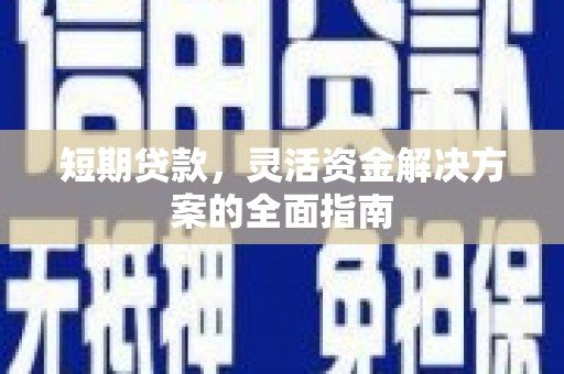 宁夏短期贷款，灵活资金解决方案的全面指南