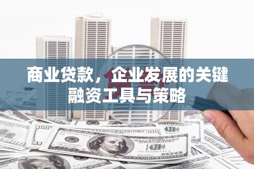 宁夏商业贷款，企业发展的关键融资工具与策略
