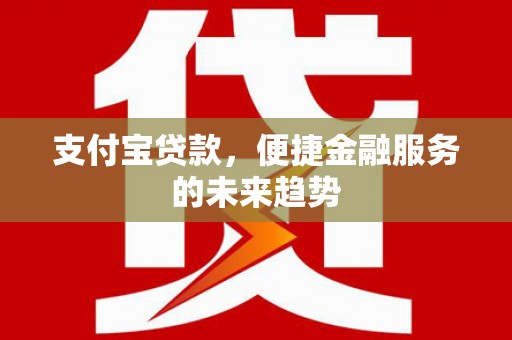 宁夏支付宝贷款，便捷金融服务的未来趋势