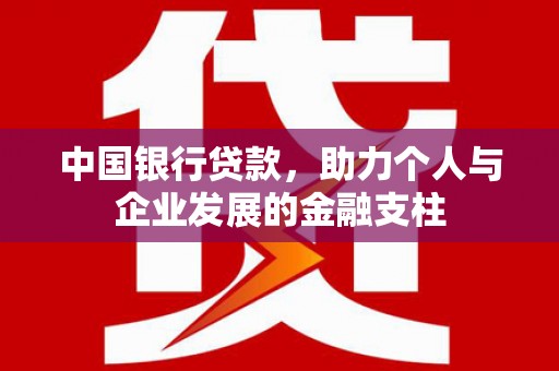 宁夏中国银行贷款，助力个人与企业发展的金融支柱