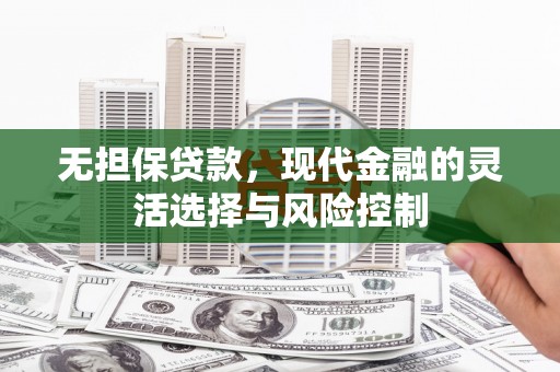 宁夏无担保贷款，现代金融的灵活选择与风险控制