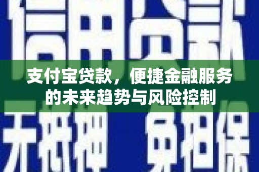 宁夏支付宝贷款，便捷金融服务的未来趋势与风险控制
