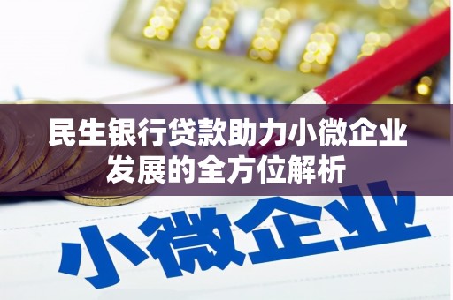 宁夏民生银行贷款助力小微企业发展的全方位解析
