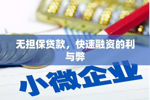 宁夏无担保贷款，快速融资的利与弊