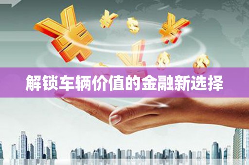 宁夏解锁车辆价值的金融新选择