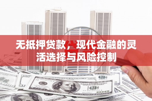 宁夏无抵押贷款，现代金融的灵活选择与风险控制
