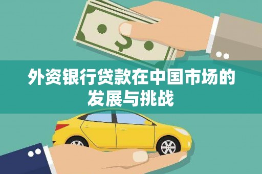 宁夏外资银行贷款在中国市场的发展与挑战