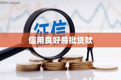 宁夏信用良好易批贷款