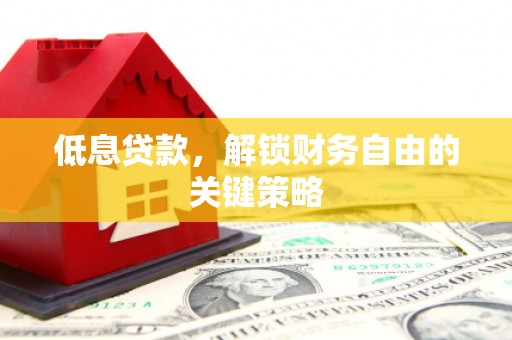 宁夏低息贷款，解锁财务自由的关键策略