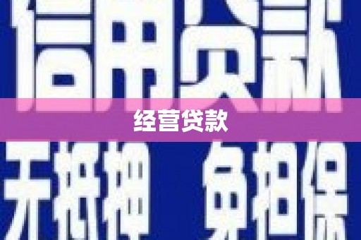 宁夏经营贷款