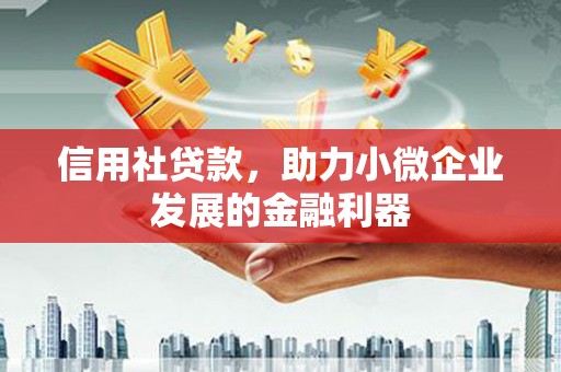 宁夏信用社贷款，助力小微企业发展的金融利器