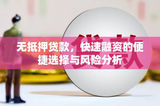 宁夏无抵押贷款，快速融资的便捷选择与风险分析