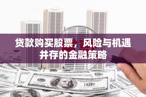 宁夏贷款购买股票，风险与机遇并存的金融策略