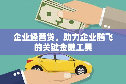 宁夏企业经营贷，助力企业腾飞的关键金融工具
