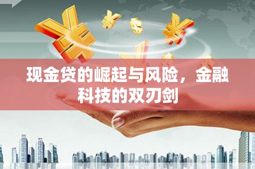 宁夏现金贷的崛起与风险，金融科技的双刃剑
