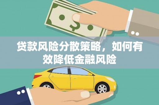 宁夏贷款风险分散策略，如何有效降低金融风险