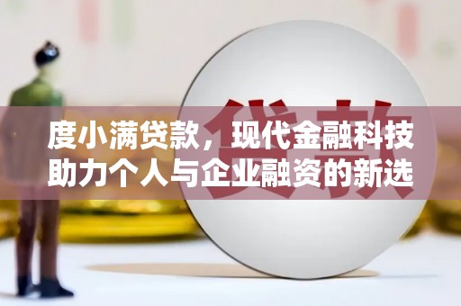 宁夏度小满贷款，现代金融科技助力个人与企业融资的新选择