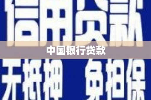宁夏中国银行贷款