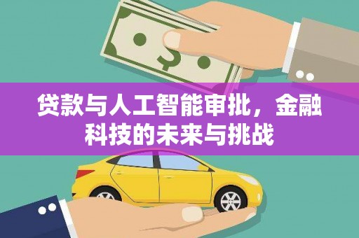 宁夏贷款与人工智能审批，金融科技的未来与挑战