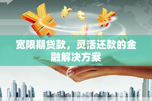 宁夏宽限期贷款，灵活还款的金融解决方案