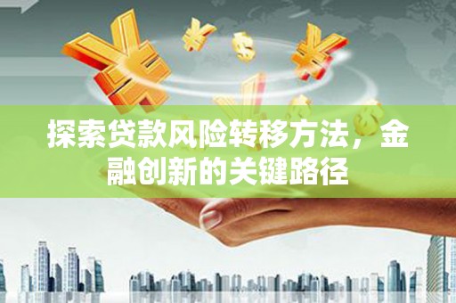 宁夏探索贷款风险转移方法，金融创新的关键路径