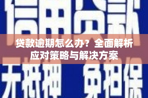 宁夏贷款逾期怎么办？全面解析应对策略与解决方案
