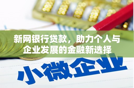 宁夏新网银行贷款，助力个人与企业发展的金融新选择