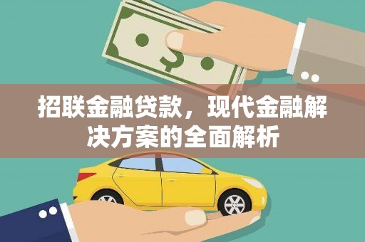 宁夏招联金融贷款，现代金融解决方案的全面解析