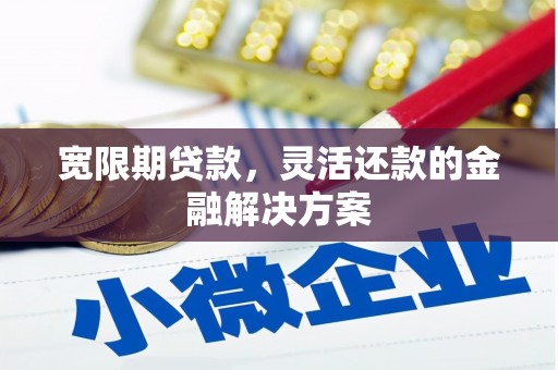 宁夏宽限期贷款，灵活还款的金融解决方案