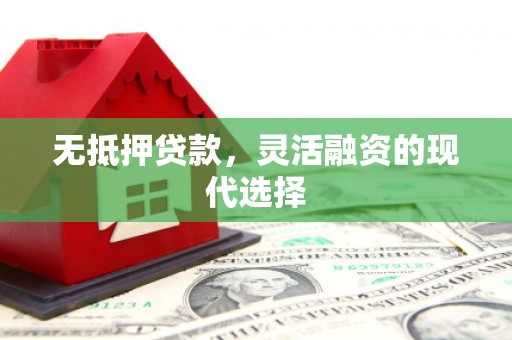 宁夏无抵押贷款，灵活融资的现代选择