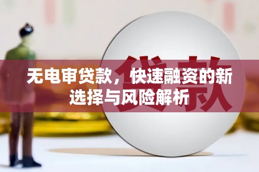 宁夏无电审贷款，快速融资的新选择与风险解析