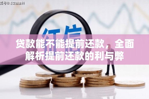 宁夏贷款能不能提前还款，全面解析提前还款的利与弊