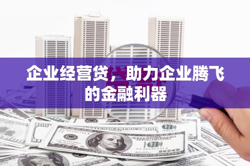 宁夏企业经营贷，助力企业腾飞的金融利器