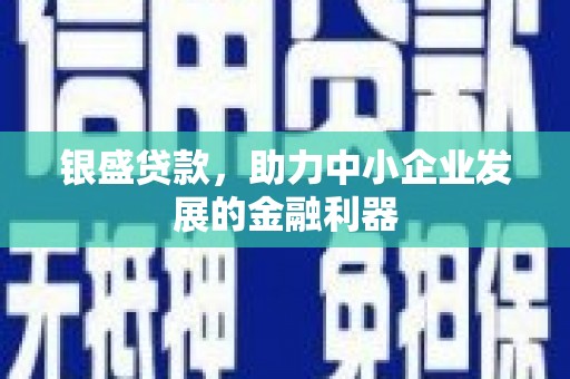 宁夏银盛贷款，助力中小企业发展的金融利器