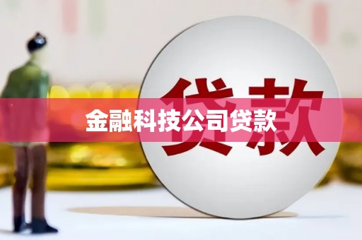 宁夏金融科技公司贷款